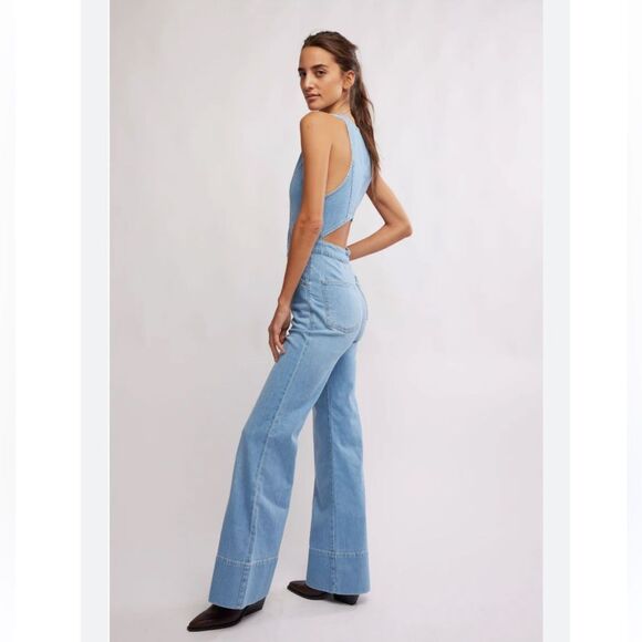 Free People We The Free Stratus Jumpsuit New! - Picture 11 of 16